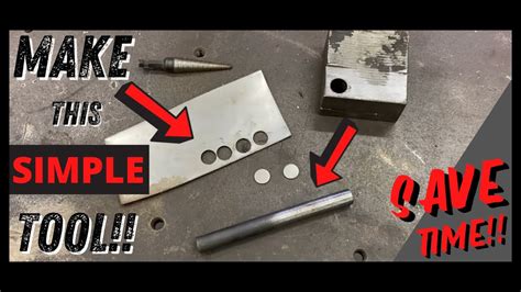 how to make a hole in metal sheet|patching holes in sheet metal.